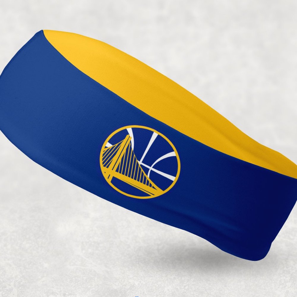 NEW - Reversible Golden State Warriors Headband